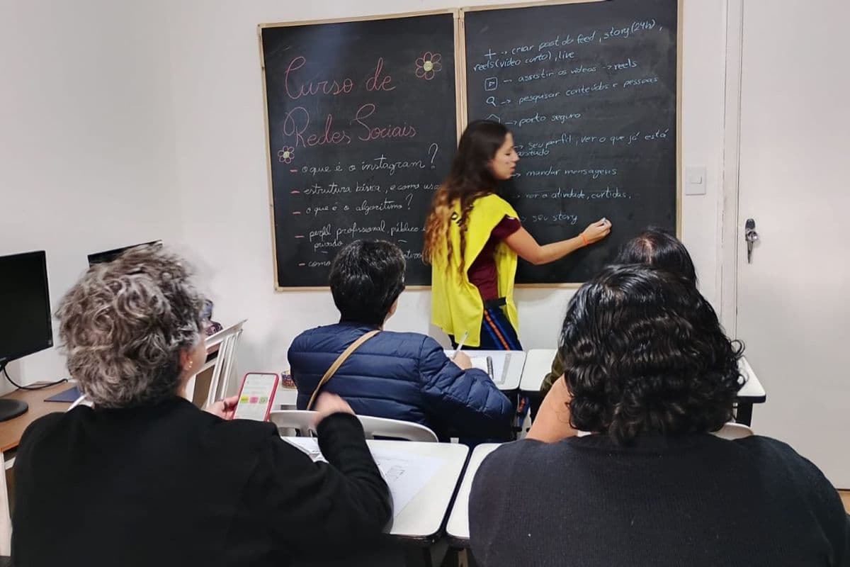 Curso de Redes Sociais (Instagram) da Associação VEM