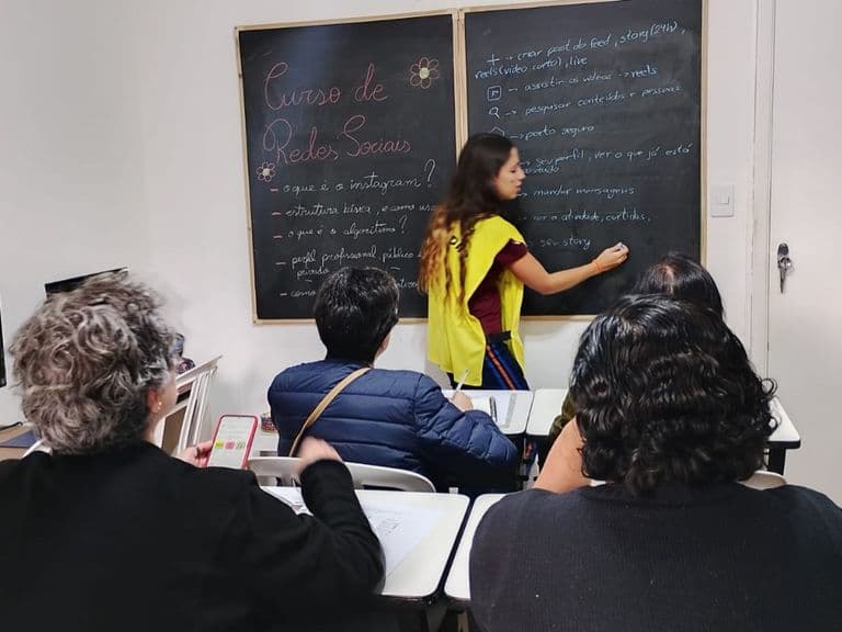 Curso de Redes Sociais (Instagram) da Associação VEM