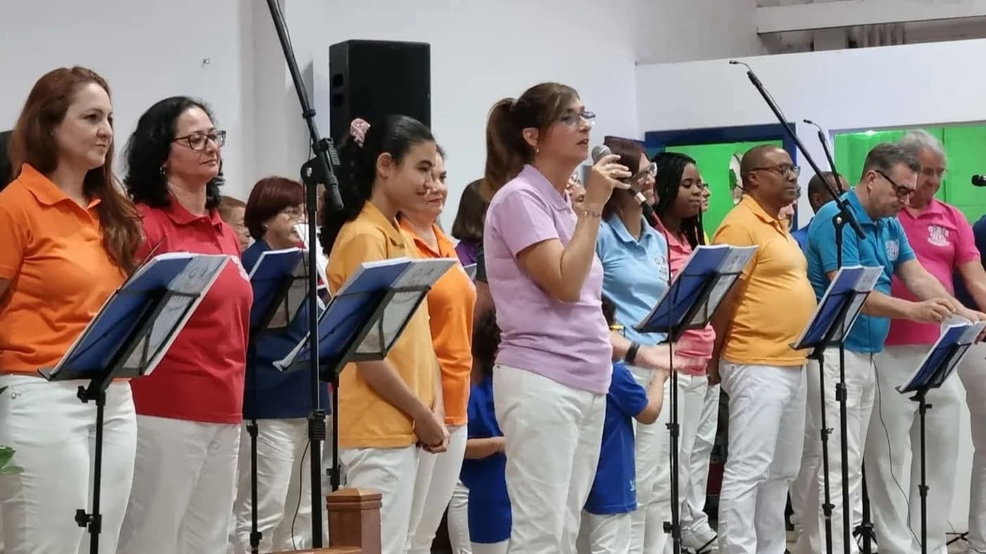 Coral em apresentação