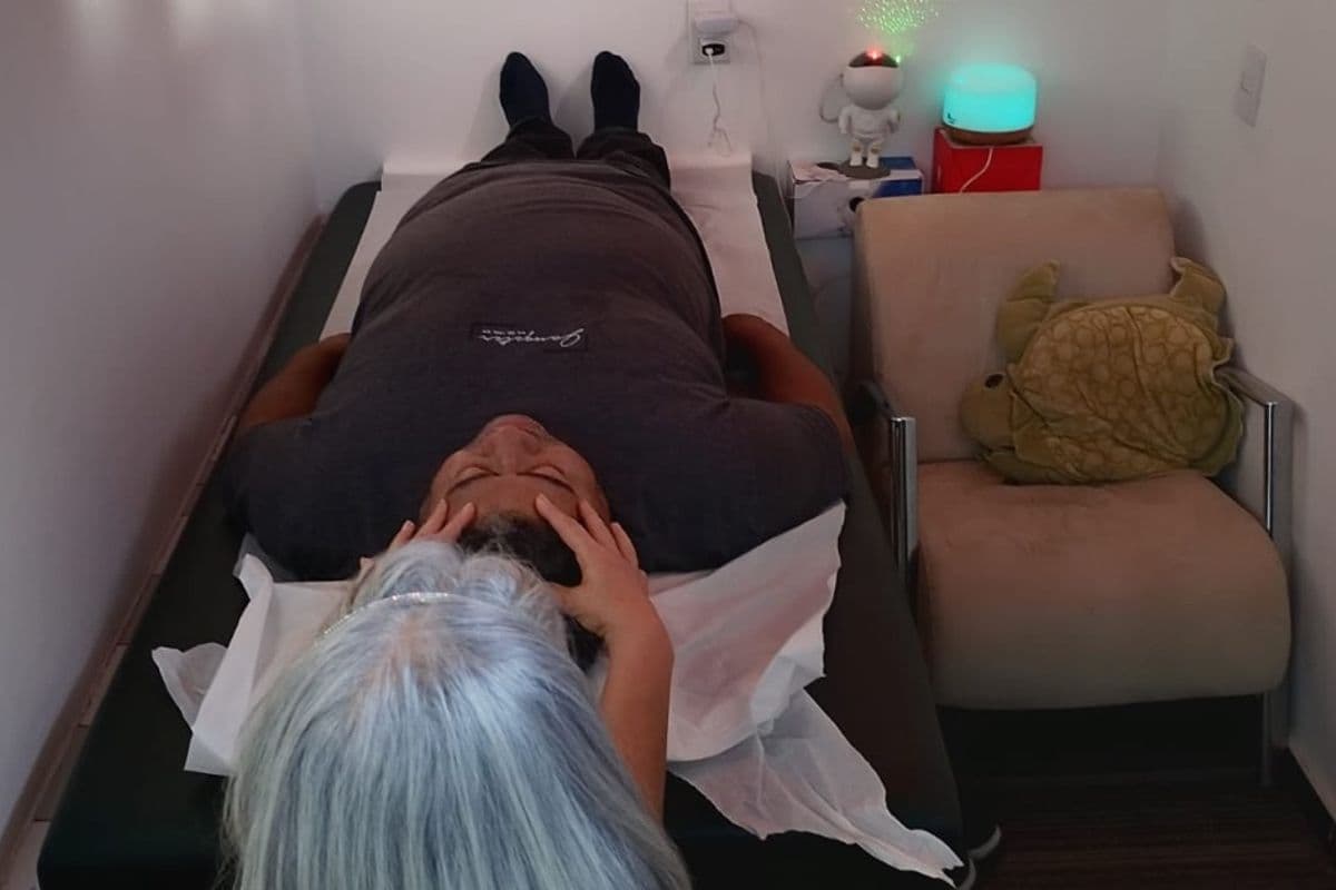 Sessão de Reiki na Associação VEM
