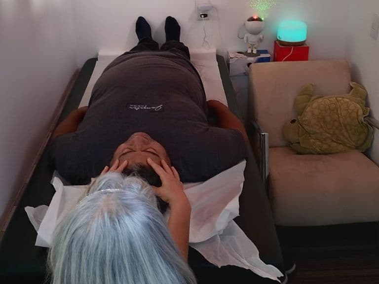 Sessão de Reiki na Associação VEM